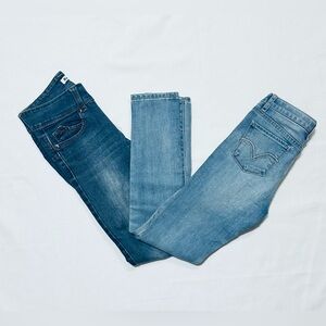 Girls Levi’s 710 Super Skinny Jeans /Bella Vida Straight Leg Jeans 12